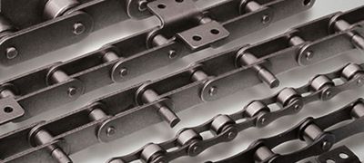 Cadenas de rodillos de doble paso