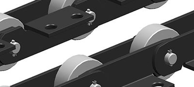 Cadenas de rodillos para transportadores